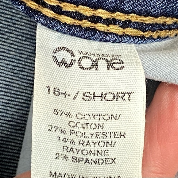 Warehouse One Curvy Bootcut Jeans Sz 16 Short - Picture 6 of 10